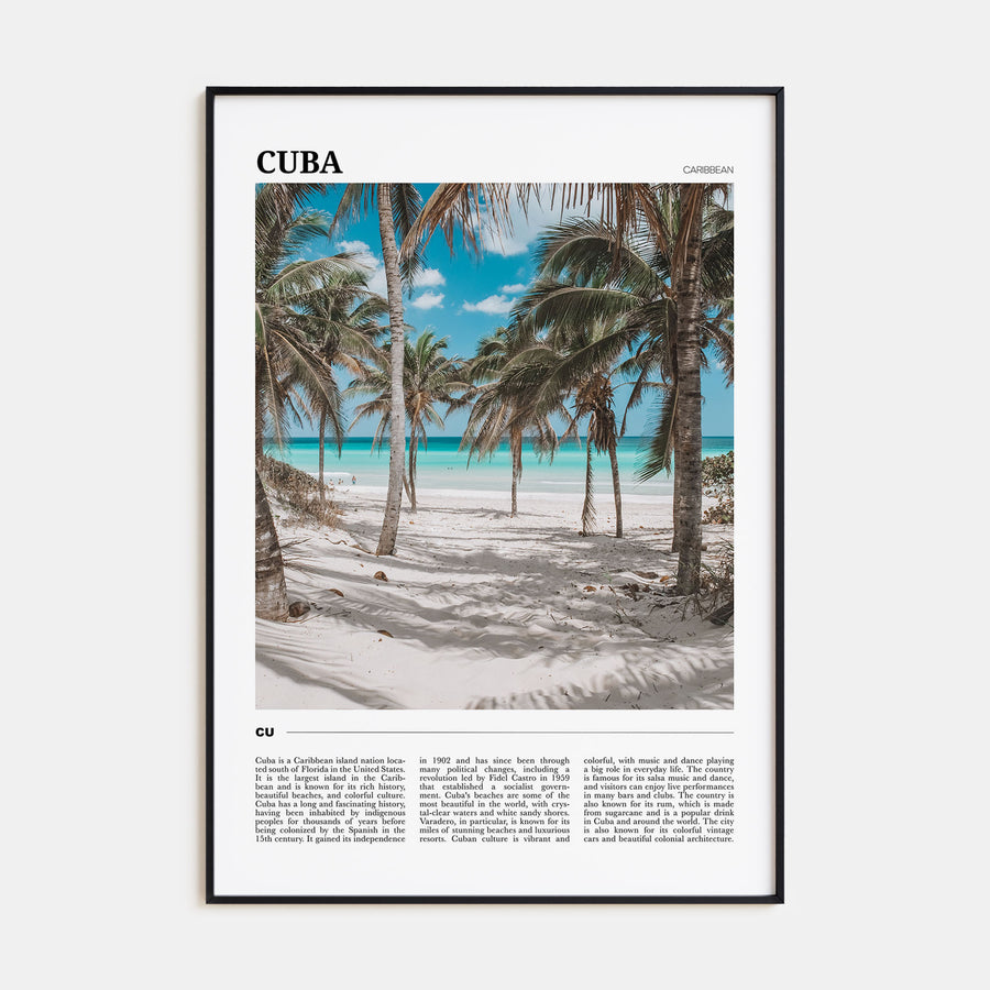 Cuba Travel Color No 2 Poster