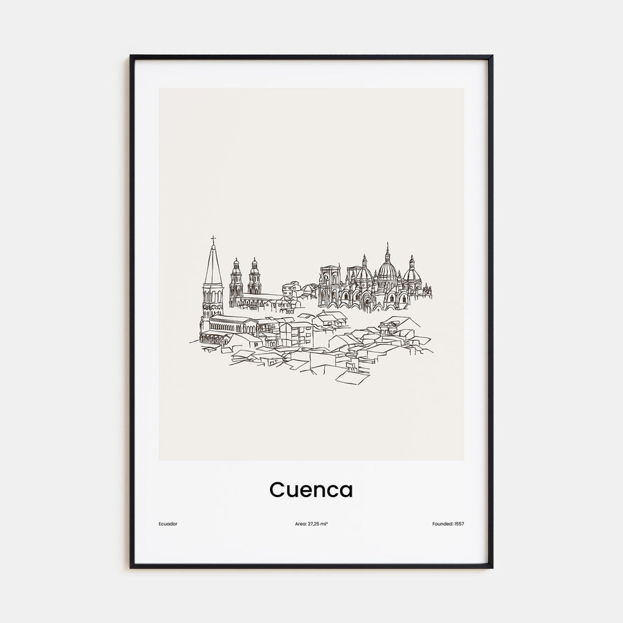 Cuenca, Ecuador Drawn Poster