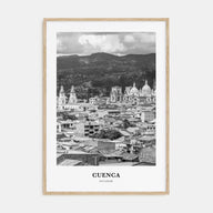 Cuenca, Ecuador Portrait B&W Poster