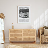 Cuenca, Ecuador Travel B&W Poster