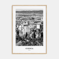 Cuenca, Spain Portrait B&W Poster