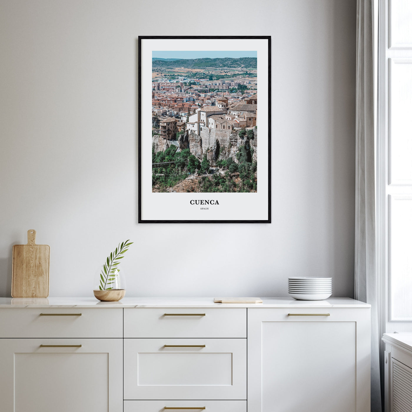 Cuenca, Spain Portrait Color Poster