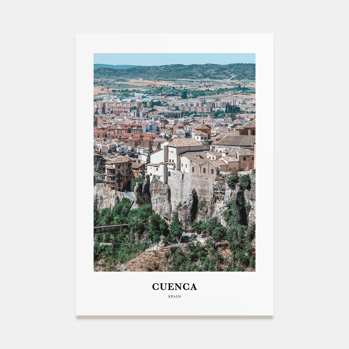 Cuenca, Spain Portrait Color Poster