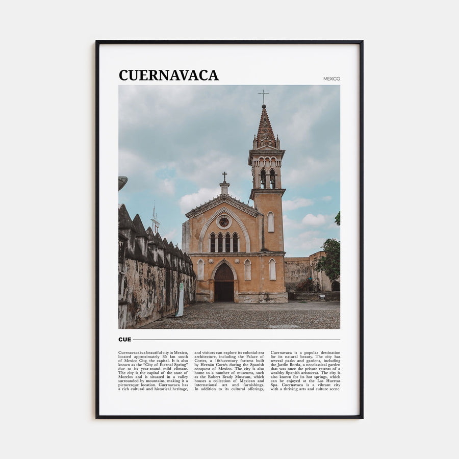 Cuernavaca Travel Color Poster