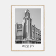 Culver City Portrait B&W Poster