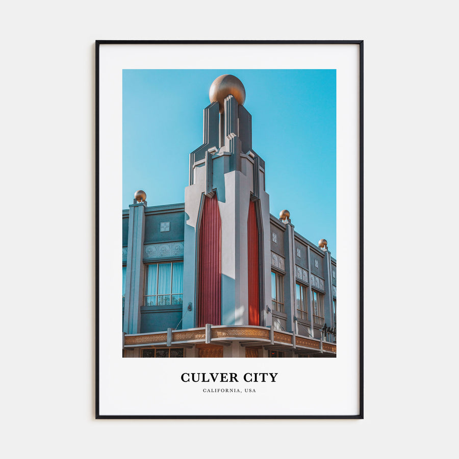 Culver City Portrait Color Poster