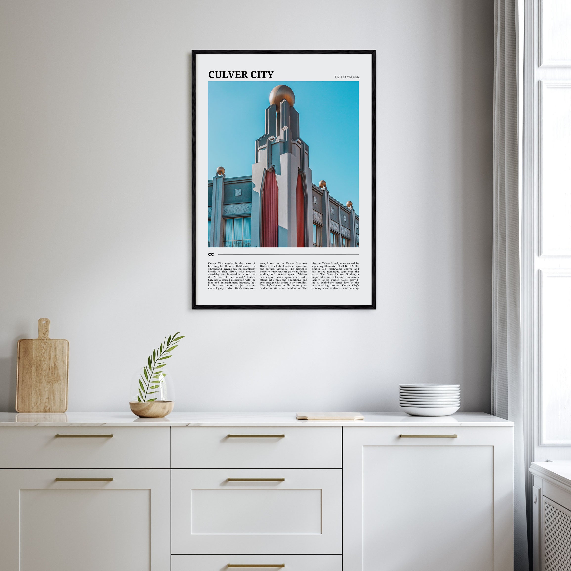 Culver City Travel Color Poster