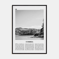 Cumbria Travel B&W Poster