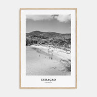 Curaçao Portrait B&W Poster