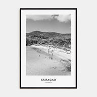 Curaçao Portrait B&W Poster