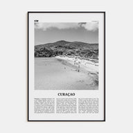 Curaçao Travel B&W Poster