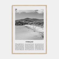 Curaçao Travel B&W Poster