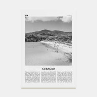 Curaçao Travel B&W Poster