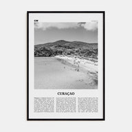 Curaçao Travel B&W Poster