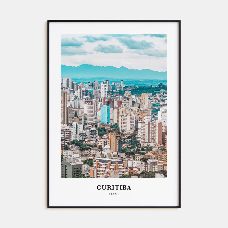 Curitiba Portrait Color Poster