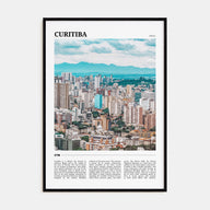 Curitiba Travel Color Poster