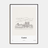 Cusco Drawn Poster