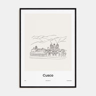 Cusco Drawn Poster
