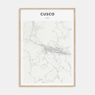 Cusco Map Portrait Poster