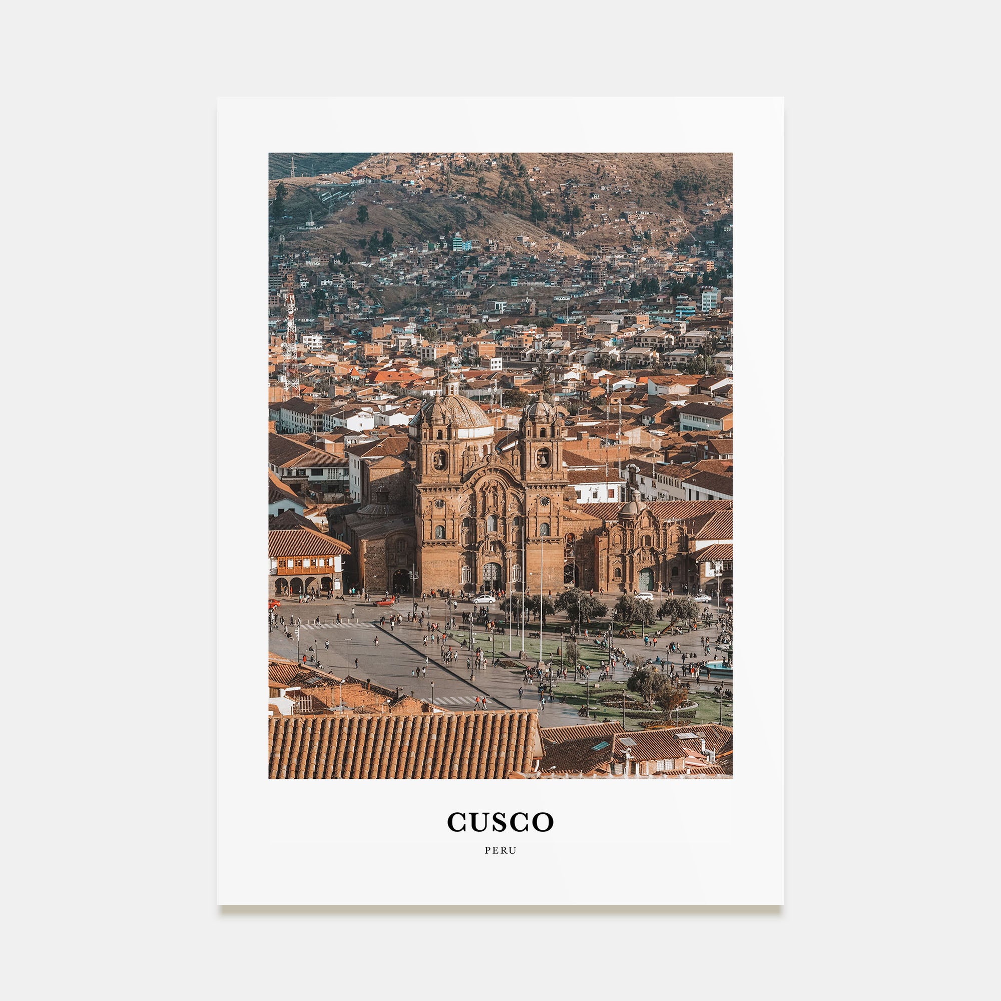 Cusco Portrait Color Poster