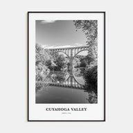 Cuyahoga Valley Portrait B&W Poster