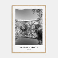 Cuyahoga Valley Portrait B&W Poster