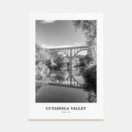 Cuyahoga Valley Portrait B&W Poster