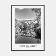 Cuyahoga Valley Portrait B&W Poster