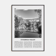 Cuyahoga Valley Travel B&W Poster