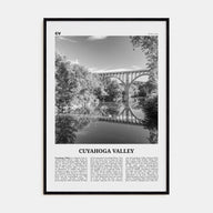 Cuyahoga Valley Travel B&W Poster