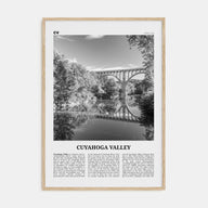 Cuyahoga Valley Travel B&W Poster