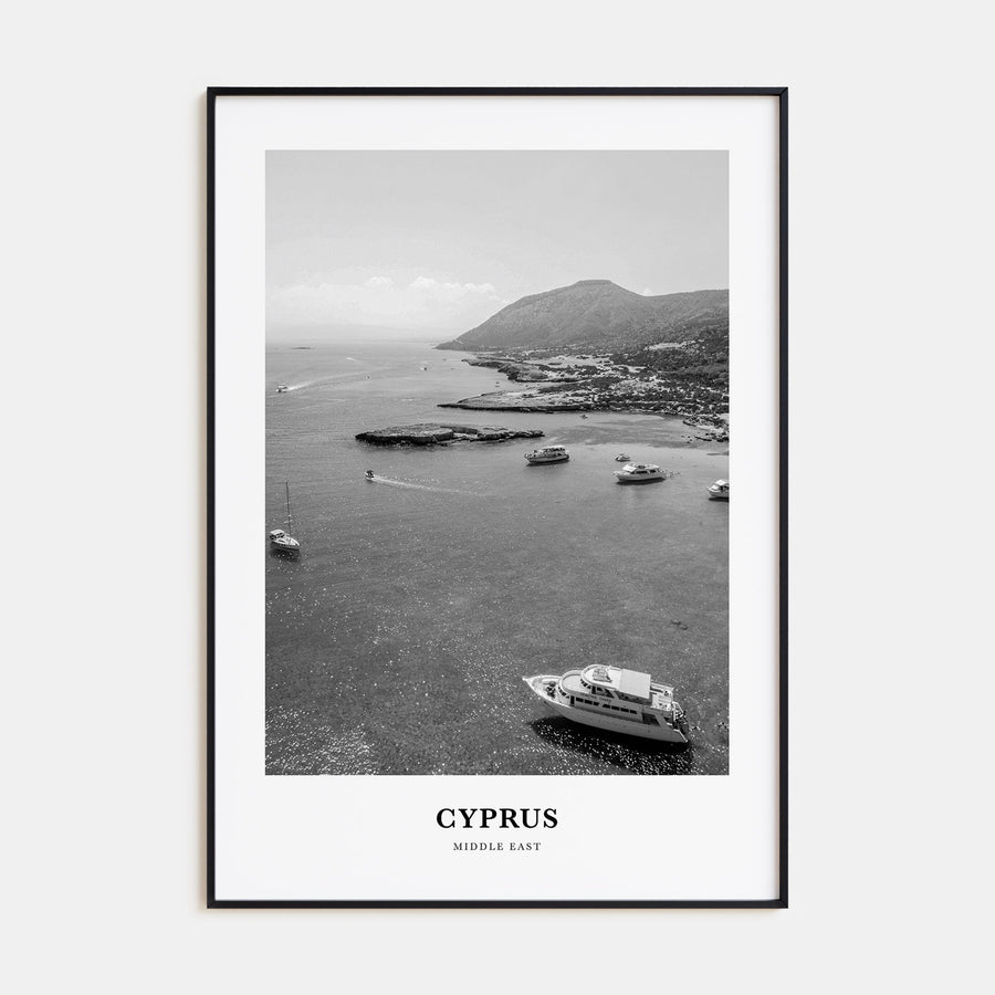 Cyprus Portrait B&W Poster