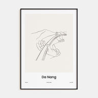 Da Nang Drawn Poster