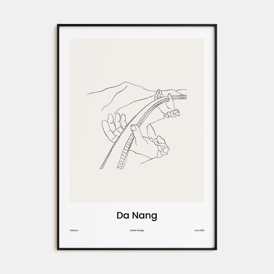 Da Nang Drawn Poster
