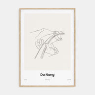 Da Nang Drawn Poster