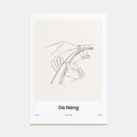 Da Nang Drawn Poster