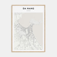 Da Nang Map Portrait Poster