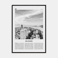 Da Nang Travel B&W Poster