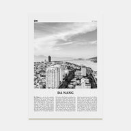 Da Nang Travel B&W Poster