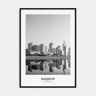 Daejeon Portrait B&W Poster