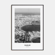 Dakar Portrait B&W No 1 Poster