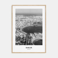 Dakar Portrait B&W No 1 Poster