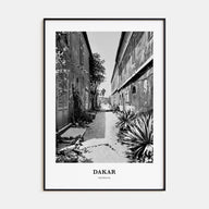 Dakar Portrait B&W No 2 Poster