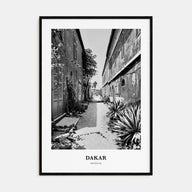 Dakar Portrait B&W No 2 Poster