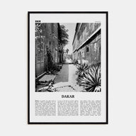 Dakar Travel B&W No 1 Poster