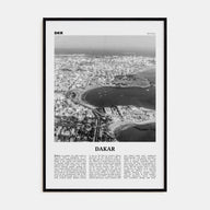 Dakar Travel B&W No 2 Poster