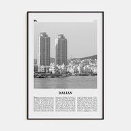 Dalian Travel B&W Poster