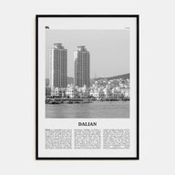 Dalian Travel B&W Poster