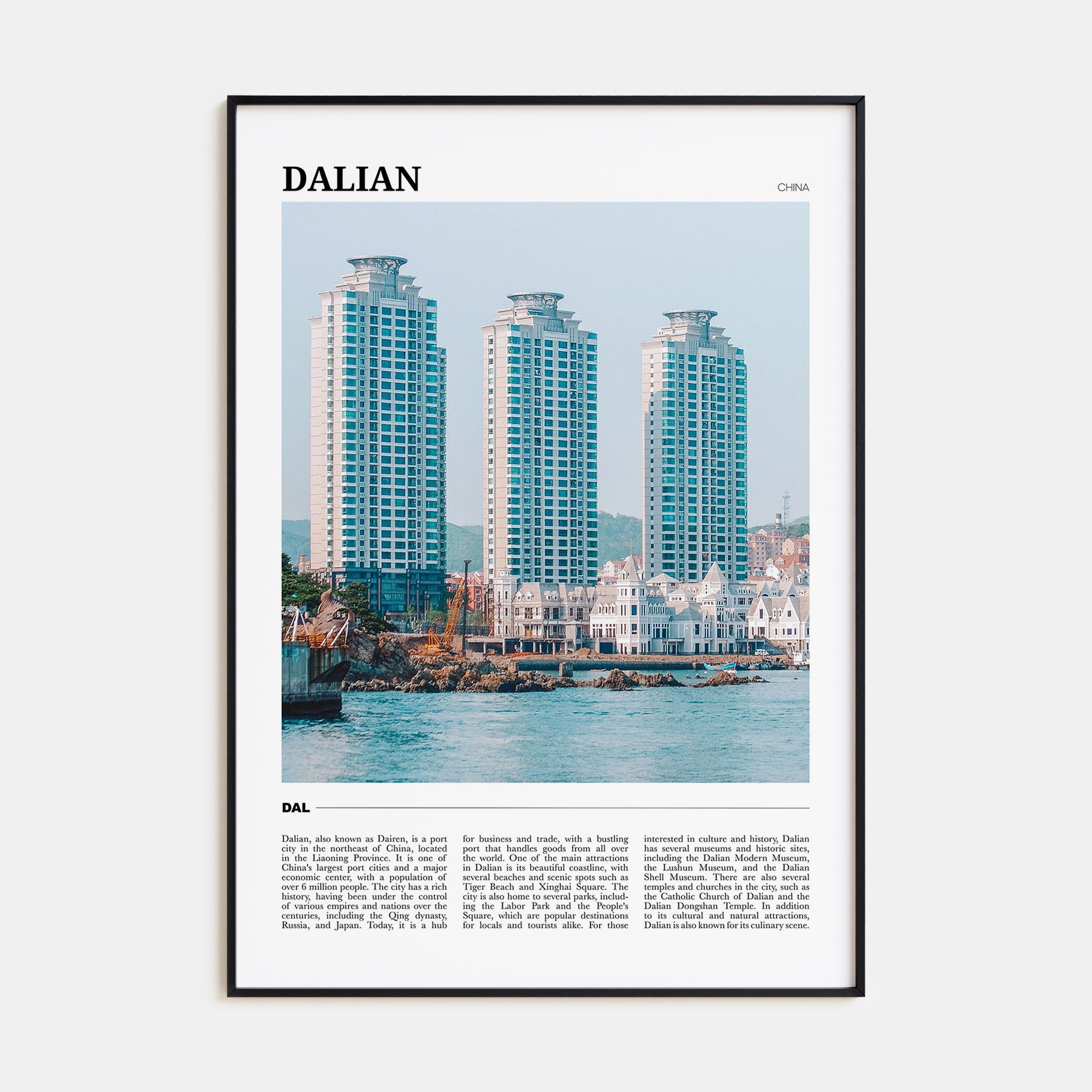 Dalian Travel Color Poster