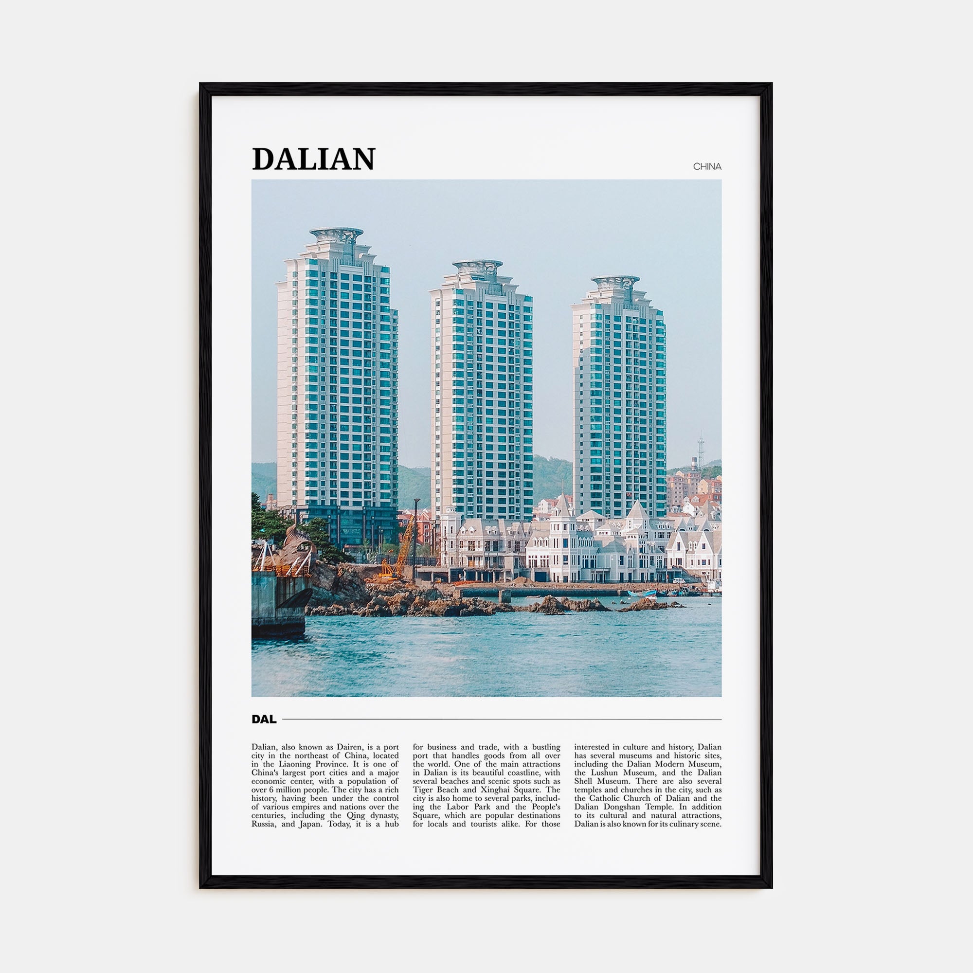 Dalian Travel Color Poster